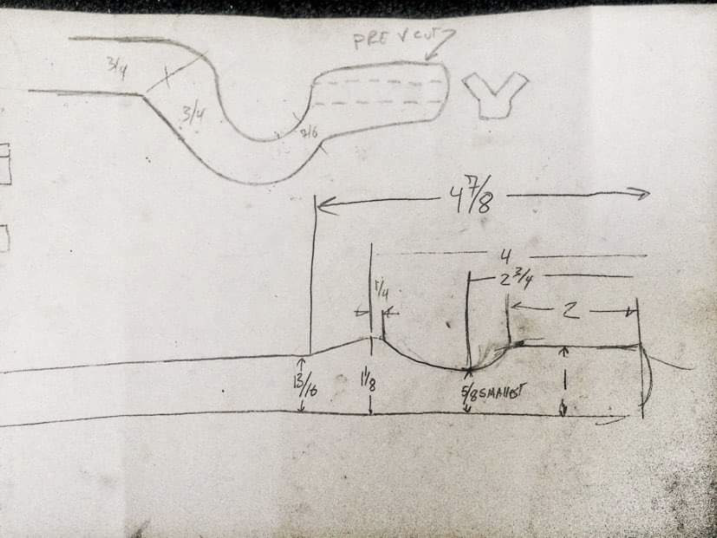 Illustration of jaw preform